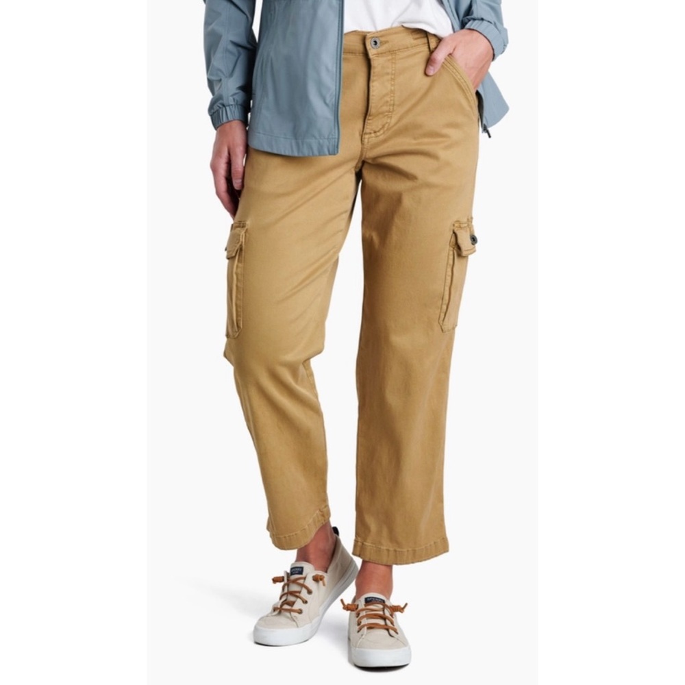 Kuhl Kultivatr Crop Cargo Pants in Honey Tan  Women’s Size 10 Regular
